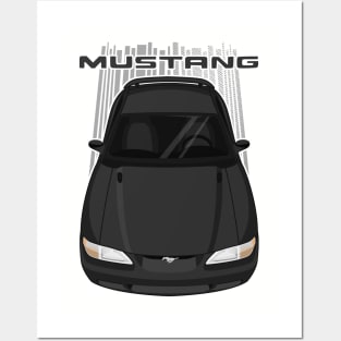 Mustang GT 1994 to 1998 SN95 - Black Posters and Art